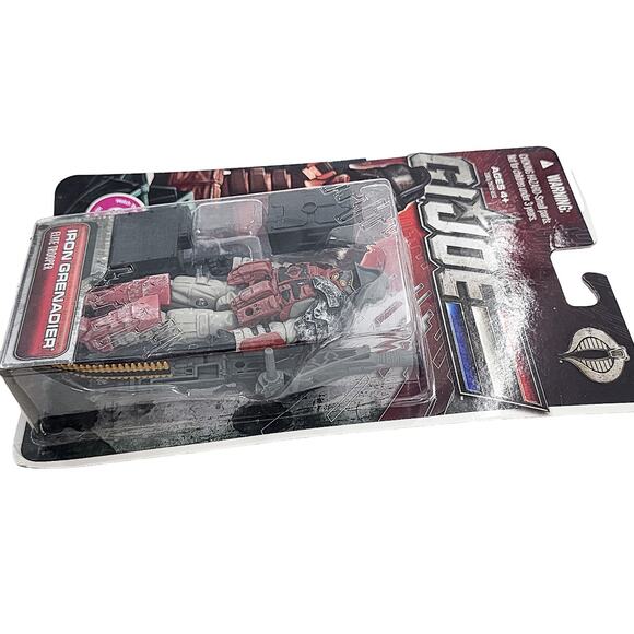 Iron Grenadier Figure Elite Trooper GI Joe ID Card Pursuit of Cobra Hasbro - Picture 5 of 6